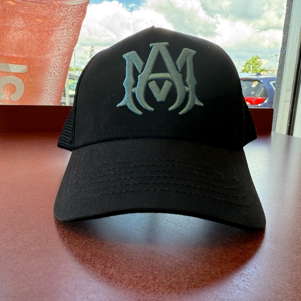 MA  Black Mesh Cap